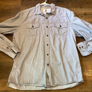 I Jeans by Buffalo men’s button down striped shirt XL